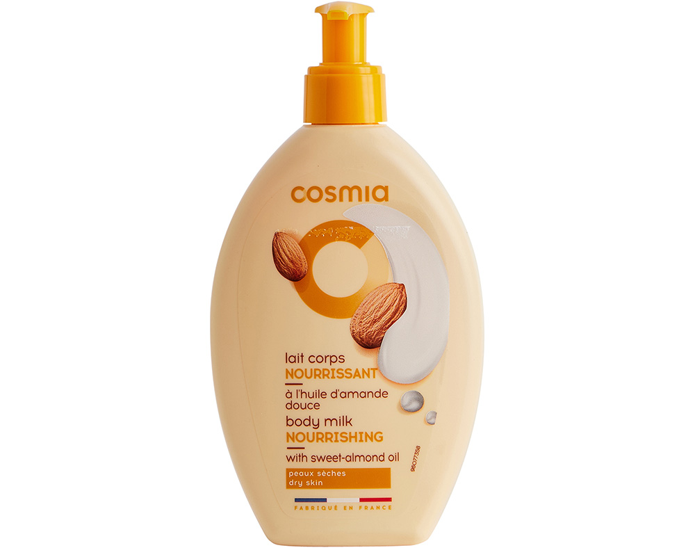 LEITE CORPO PUMP COSMIA NUTRITIVO COM AMÊNDOA DOCE 250ML