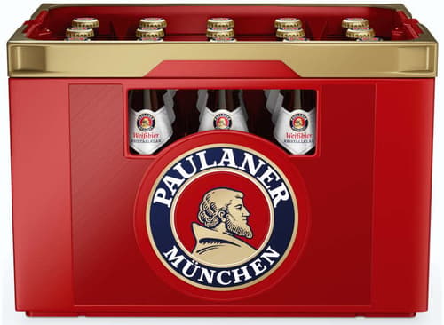 Paulaner Weißbier Kristallklar Kiste 20x0,5 l (MEHRWEG)