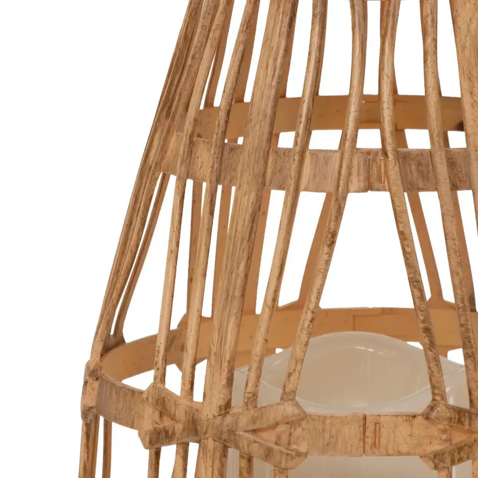 Atmosphera solar lantaarn - rotan - 16 x 23 cm