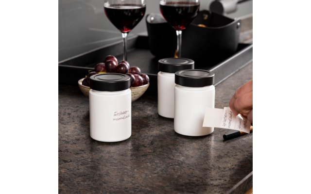 Silwy Feinkost-Magnetgläser 3er-Set inkl. Metallleiste 192 ml