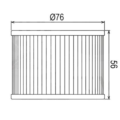 Filtre à huile HifloFiltro HF401 Type origine
