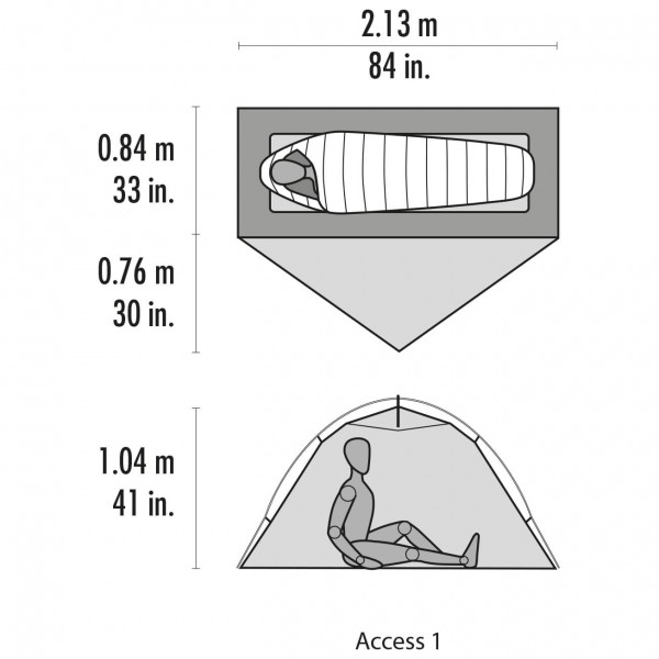 MSR - Access 1 Tent - Tente 1 place