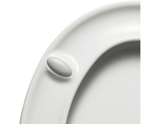 form&style Anantara toiletzitting, gegoten hout, wit, soft-close mechanisme tbd01