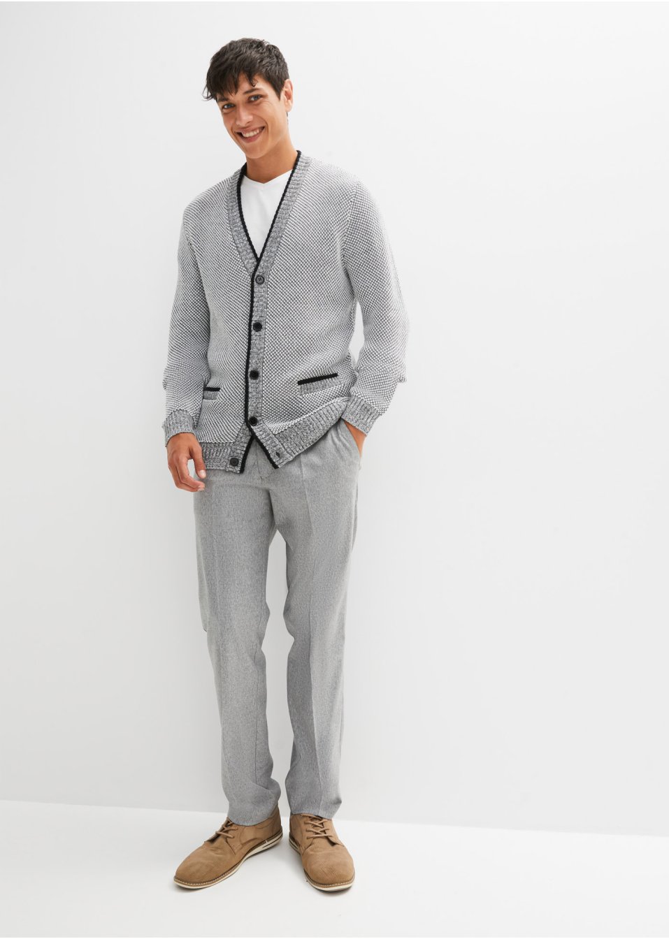 Gilet en maille style bavarois