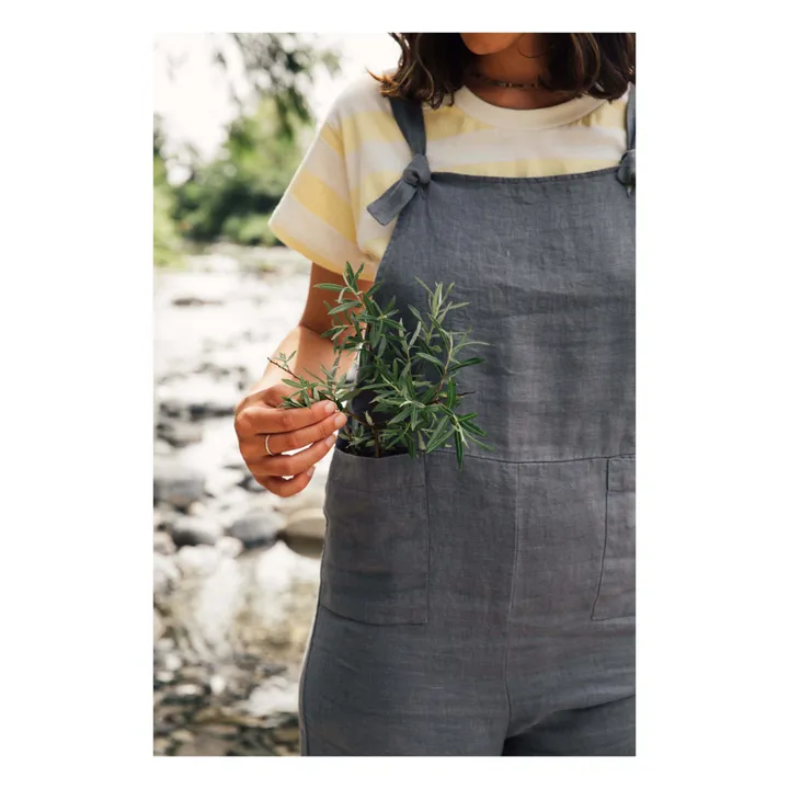 Matona Salopette Lin | Gris bleuté