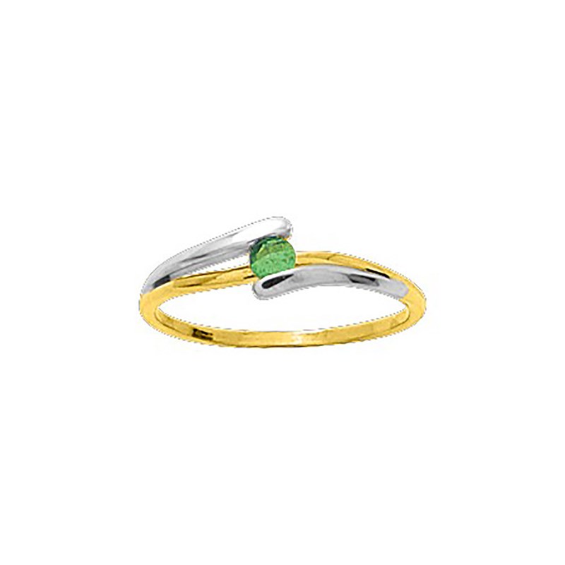 Bague Femme - émeraude - Or 18 Carats