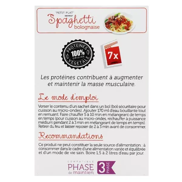 Protifast Spaghetti Bolognese para Pequenas Porções - 7 sachês