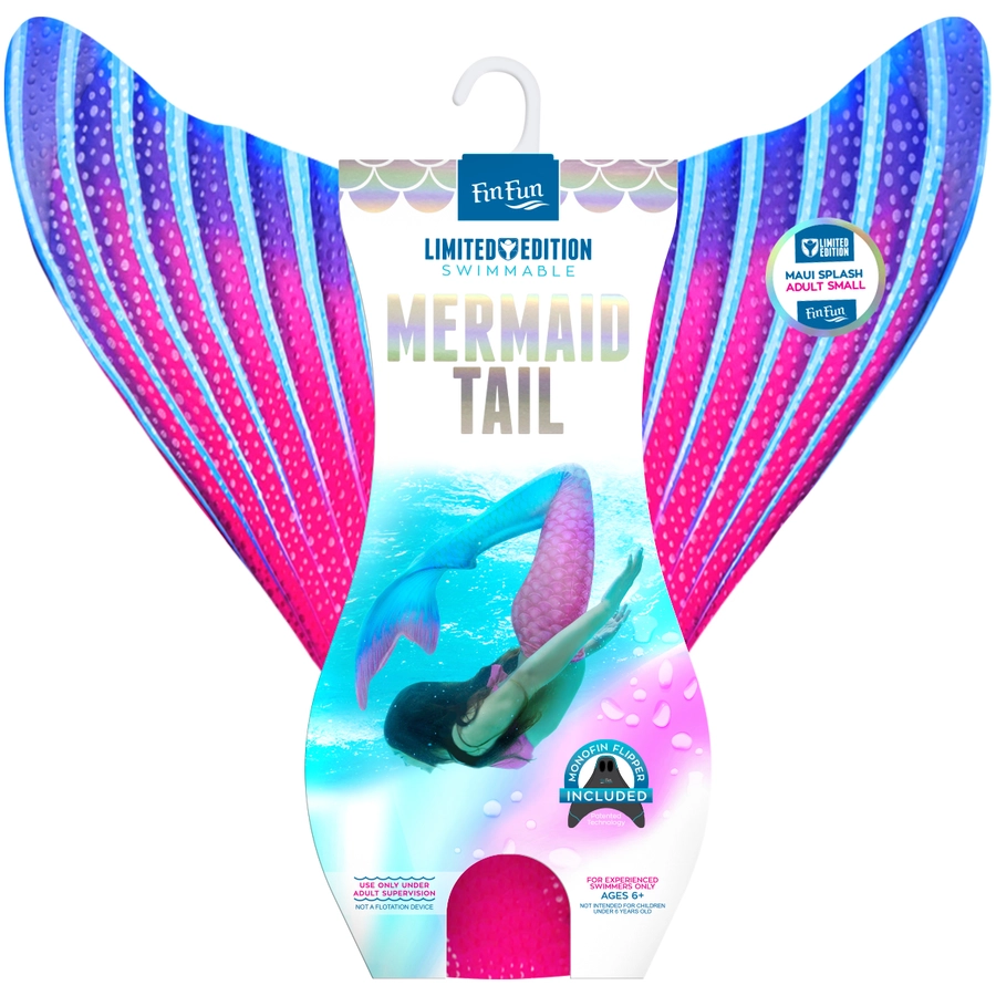 XTREM Toys and Sports - FIN FUN Meerjungfrau Mermaidens Limited Edition Gr. L, Maui Splash Child
