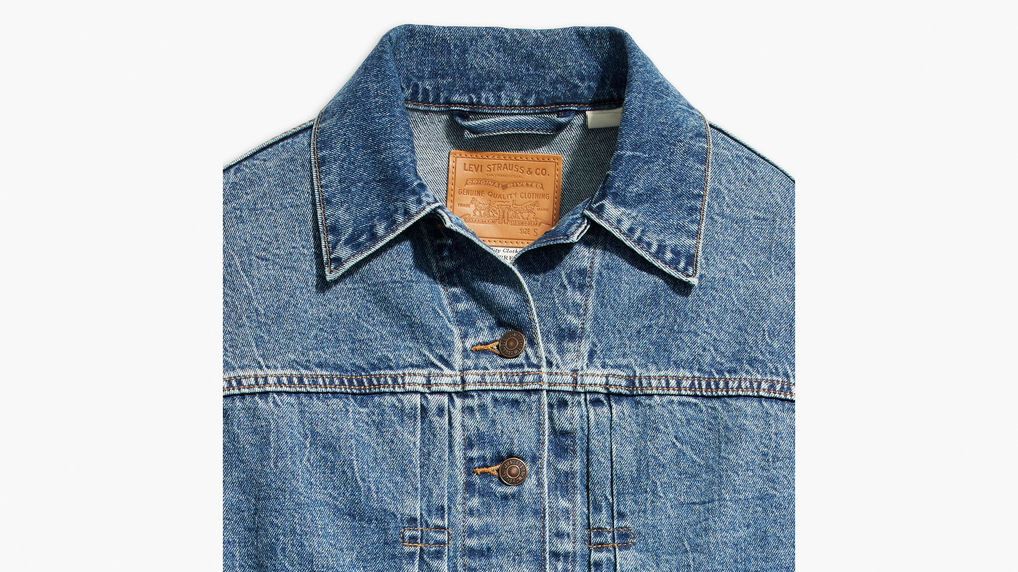 Veste Trucker ’90 Tailored - Missed My Flight - Bleu