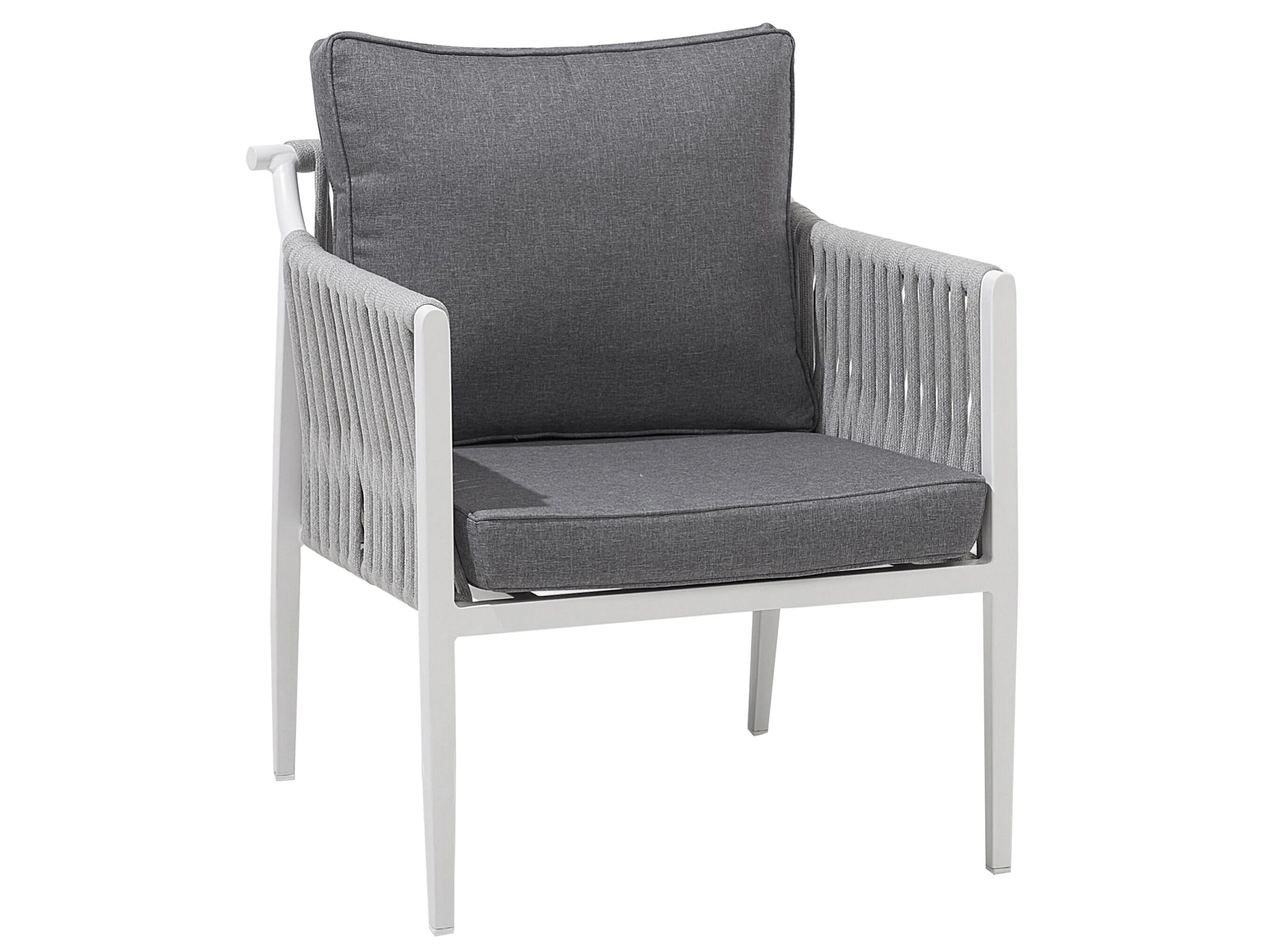 Loungeset met tafel 4-zits LATINA Metaal Grijs