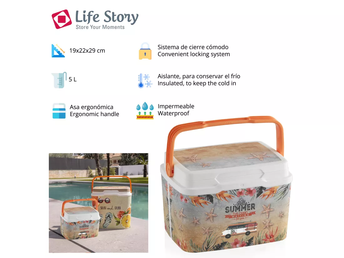 Réfrigérateur life story 5l exotic summer