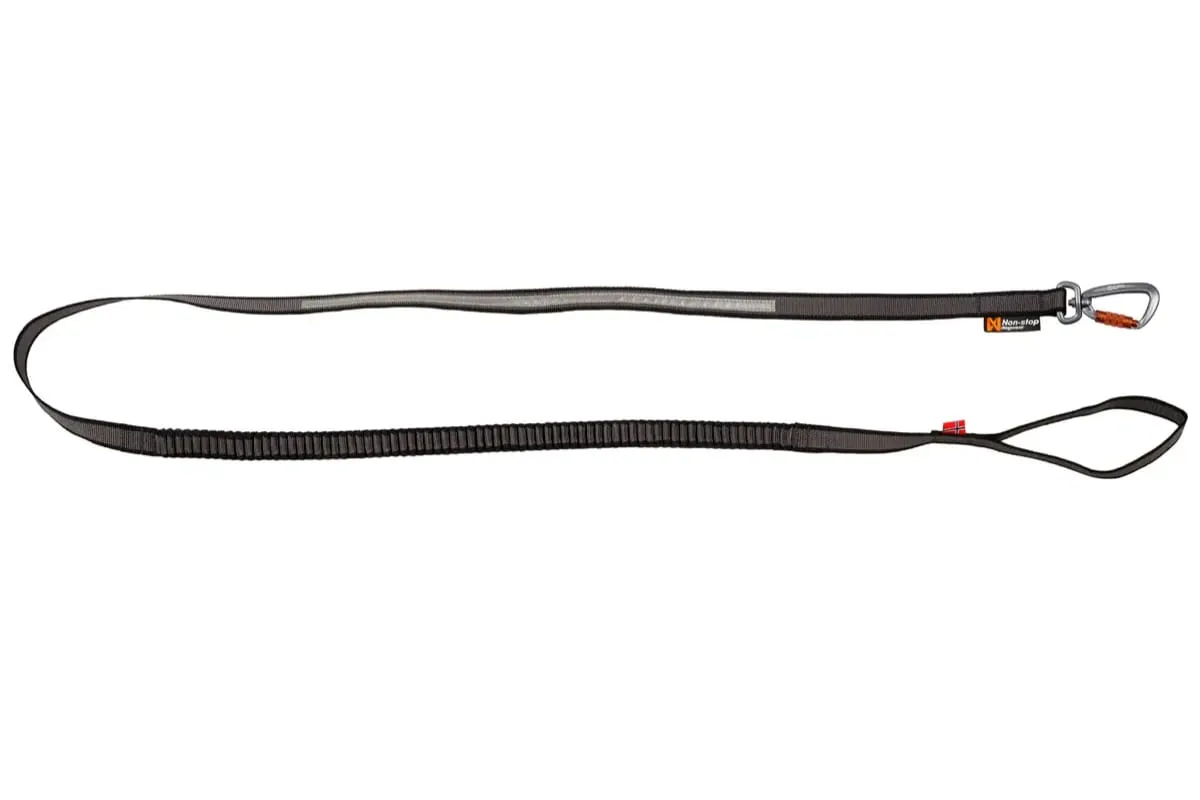 Non-stop Dogwear Touring Bungee Leash 2m/23mm Gray