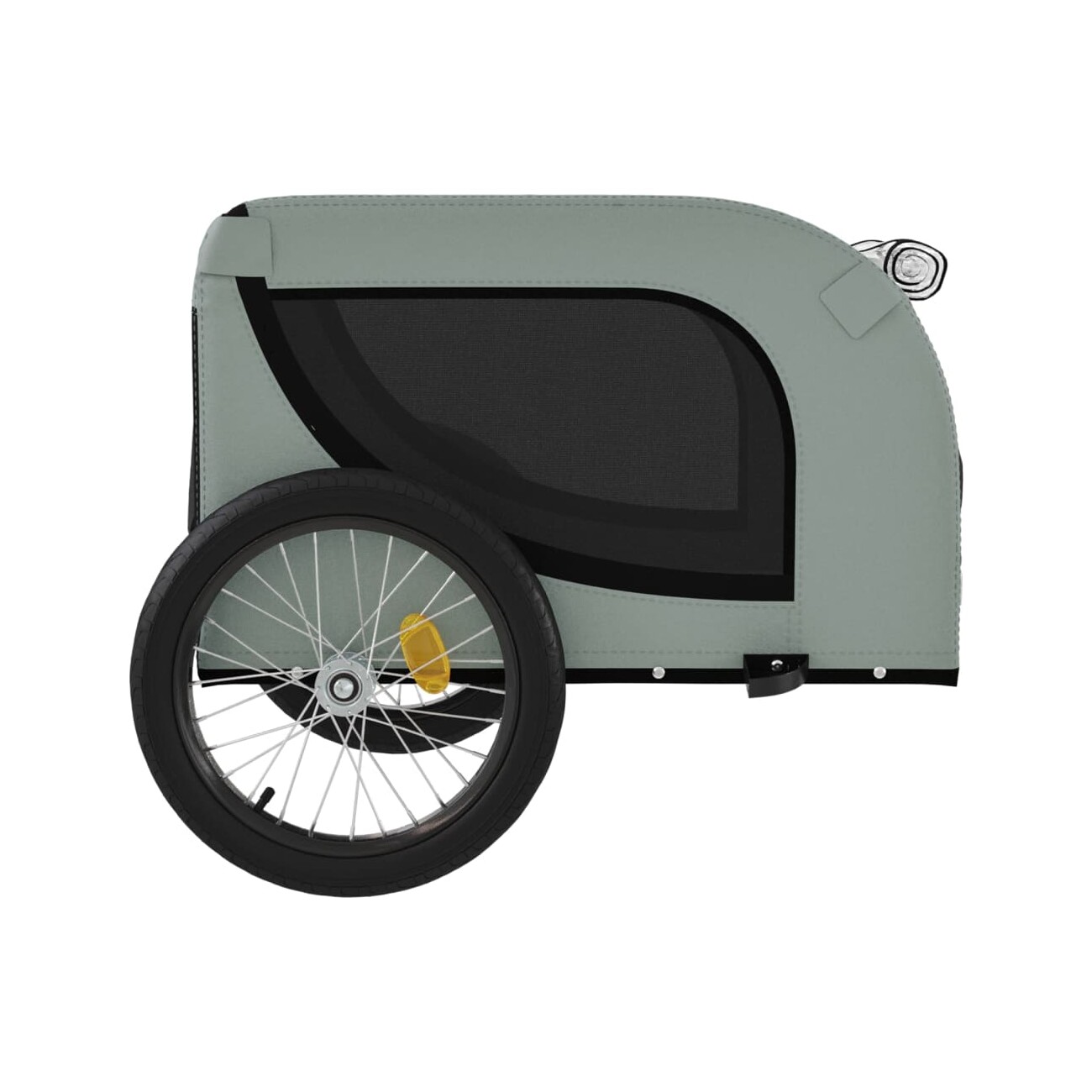 VidaXL Fahrradanhänger 133x69x73,5cm (L x B x H) grau
