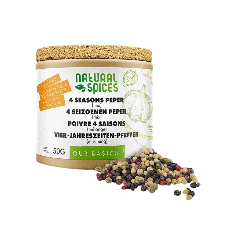 Natural Spices 4 Seizoenen peper 50 gram