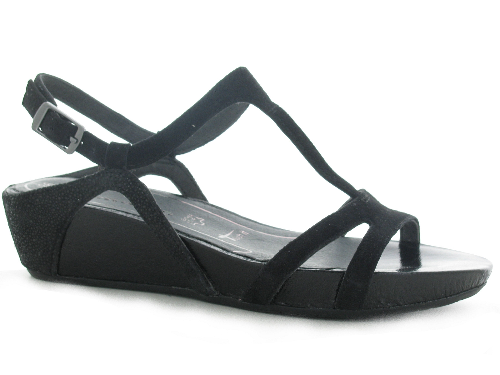 Tamaris-28242 Cuir Velours Noir