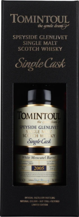 TOMINTOUL 16 YEARS 2005 MOSCATEL SINGLE CASK 70CL