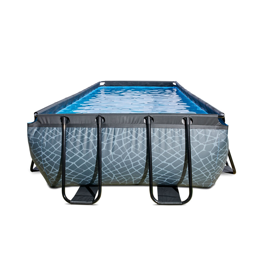 Exit Stone - Zwembad met Overkapping - Stone - 100x300x500 cm