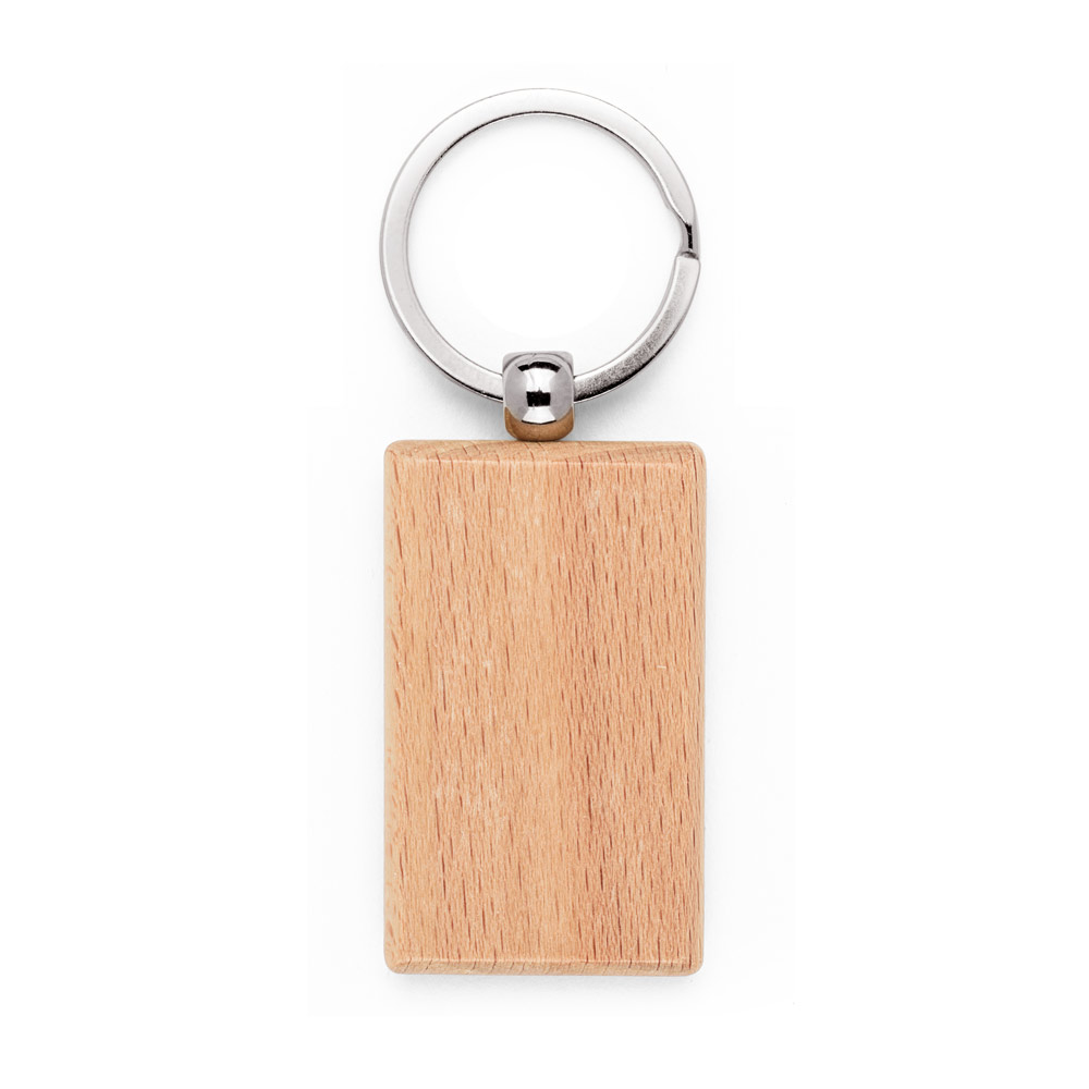 hi!dea 95091 - Porte-clés rectangulaire en bois de hêtre