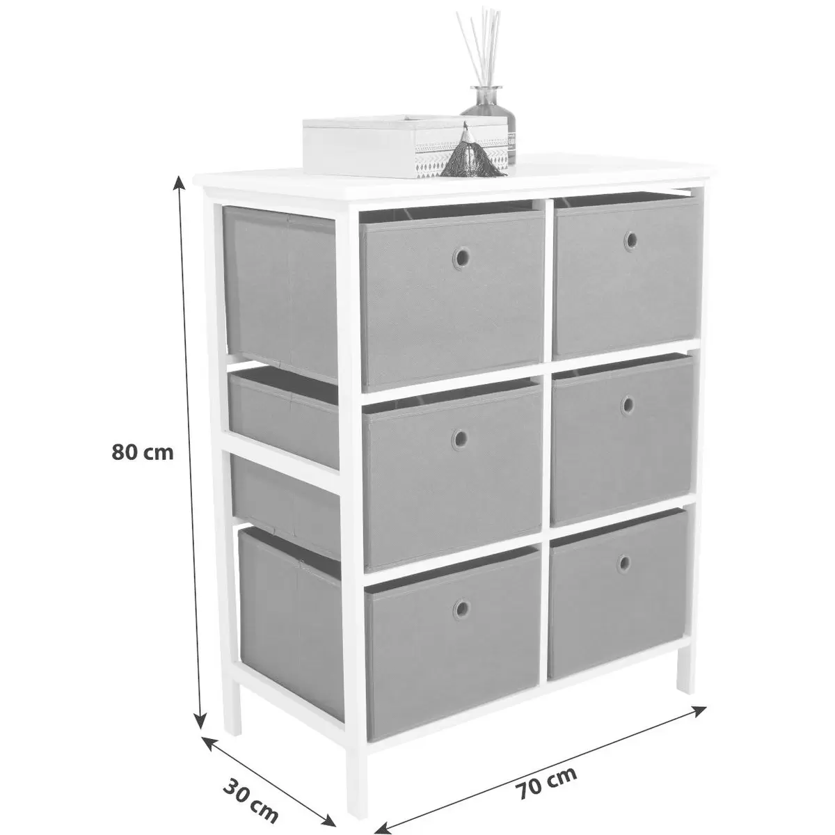 Regal Oliver weiss,grau