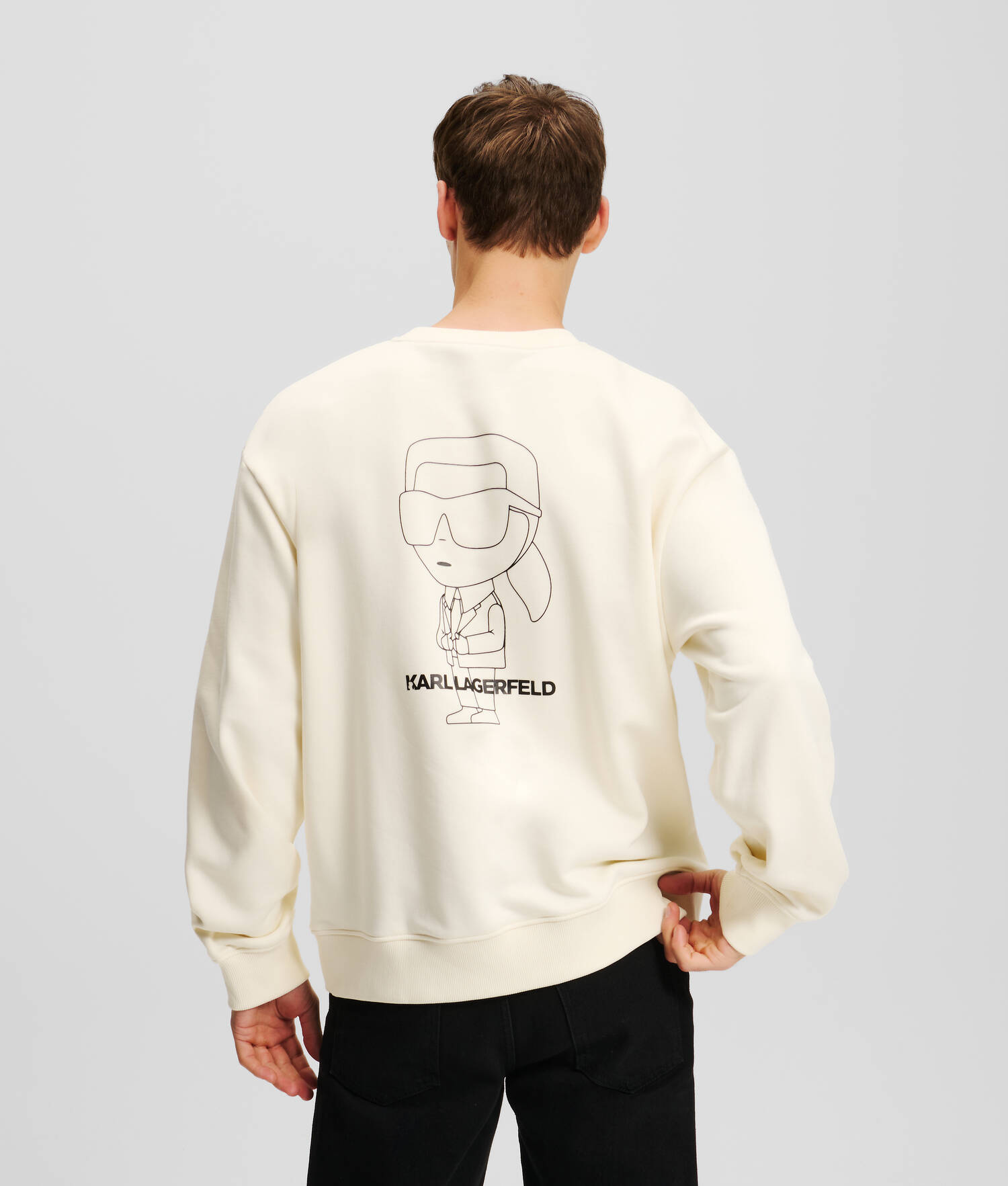 SWEAT-SHIRT À CONTOUR K/IKONIK KARL