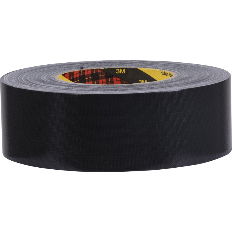 3M Scotch 389 duct tape zwart 50mmx50m