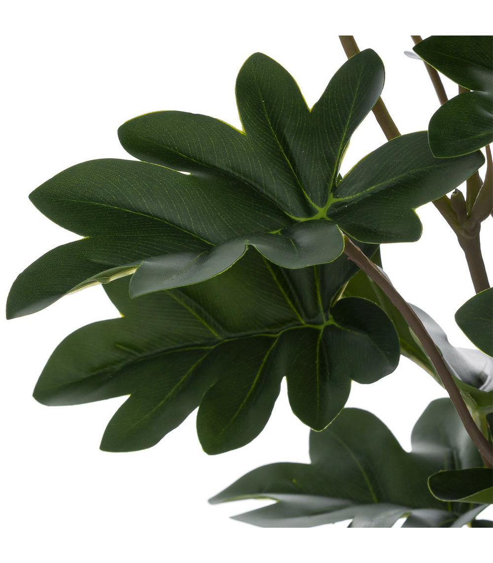 Plante artificielle philodendron dans pot en terre cuite d. 42 x h. 65 cm