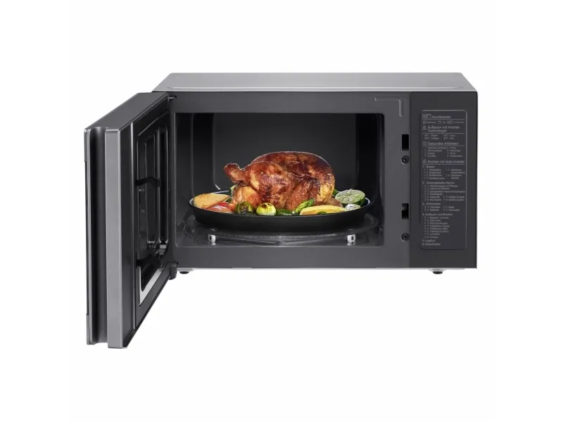 LG NeoChef MH6565CPS - Mikrobølgeovn med grill - 25 liter - 1000 W - rustfrit stål