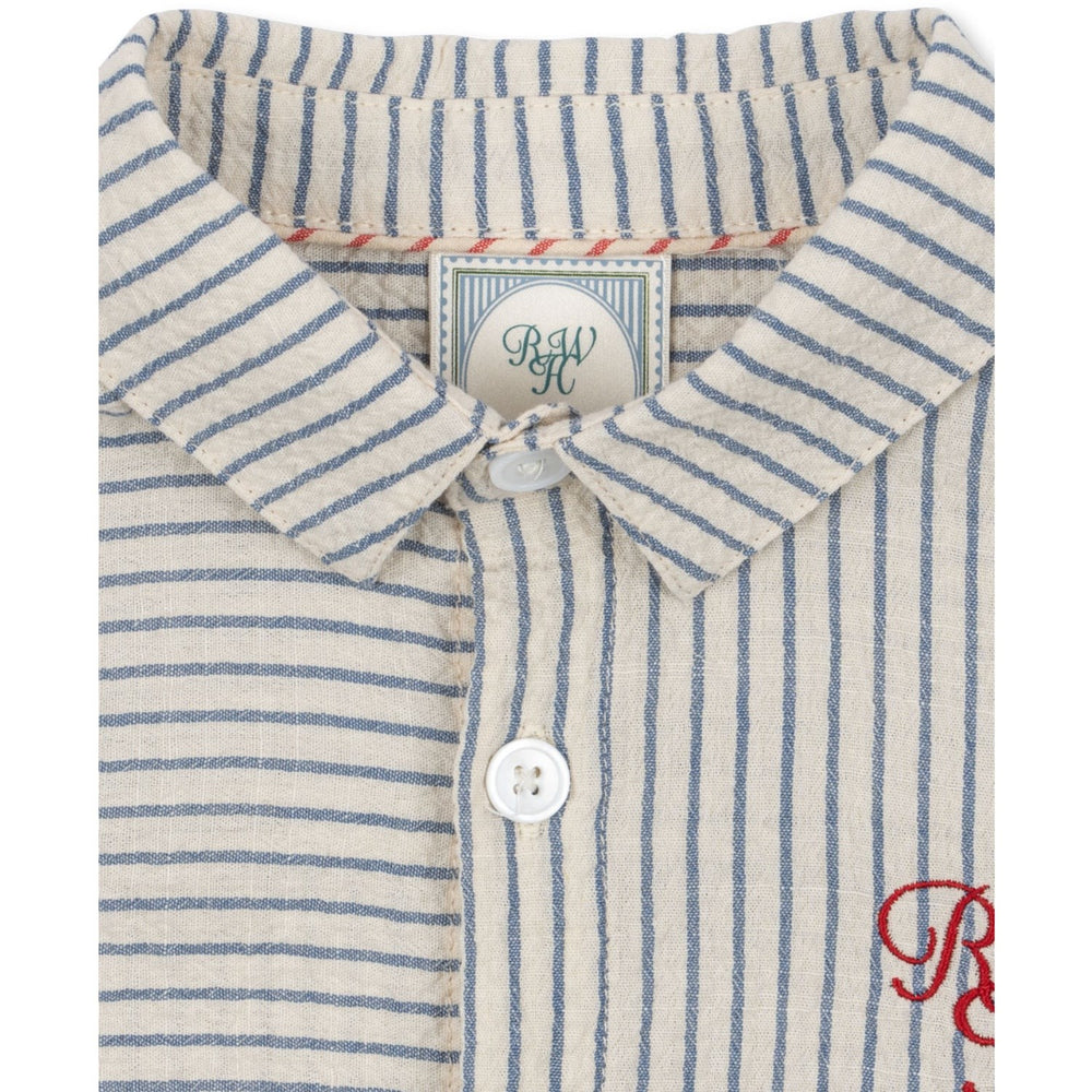 Køb Konges Sløjd Stripe Bluie RHW X KS Duo Skjorte GOTS