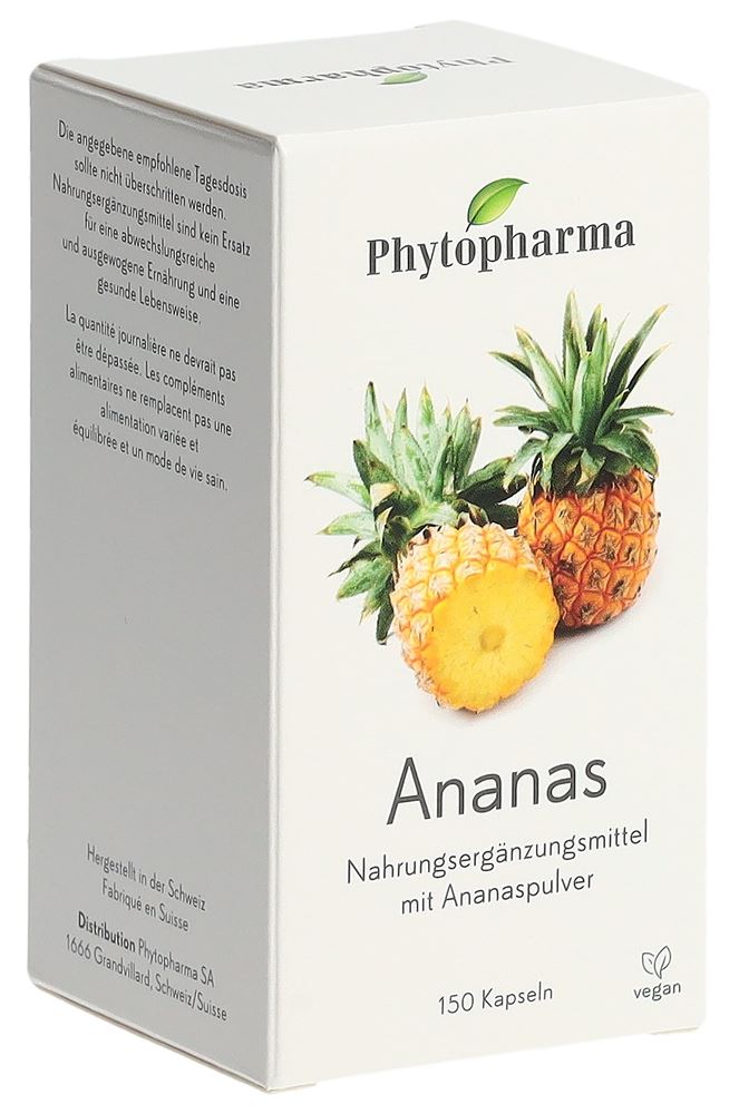 PHYTOPHARMA Ananas<br>150 Stück, Kapsel
