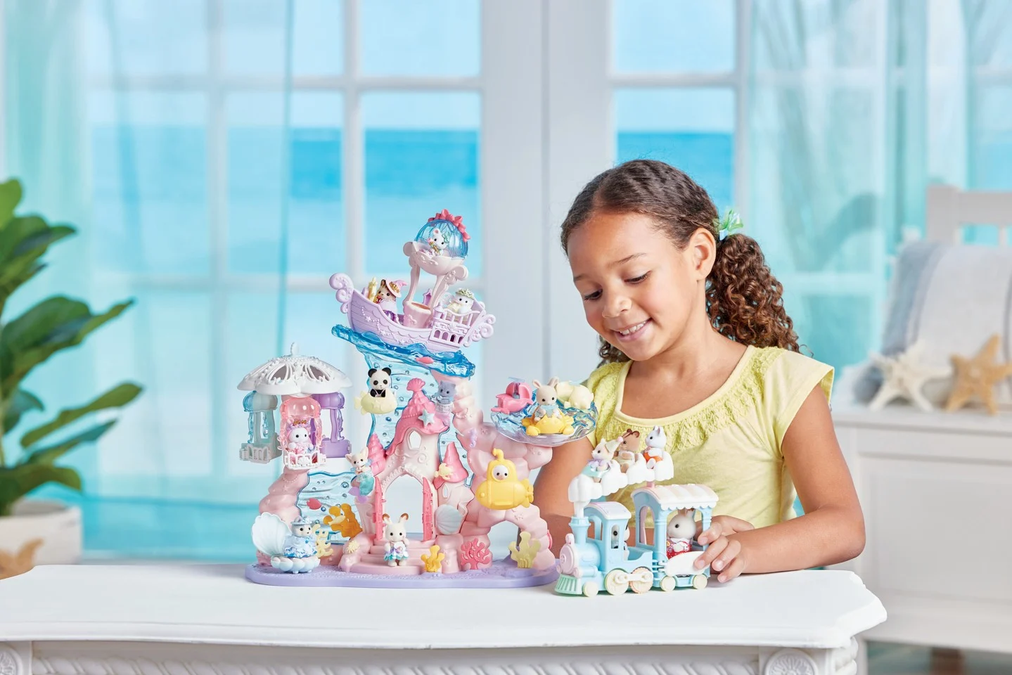 Sylvanian Families - Flyvende Sky Regnbue Tog (5702)