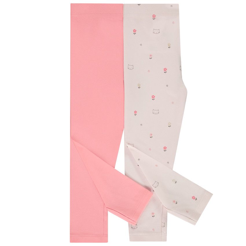 Lot de 2 caleçons fantaisie pour bébé fille - Rose
