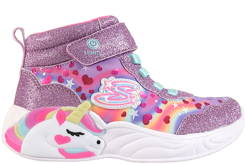 SKECHERS MAGICAL DREAMER STØVLE MED ENHJØRNING OG LYS