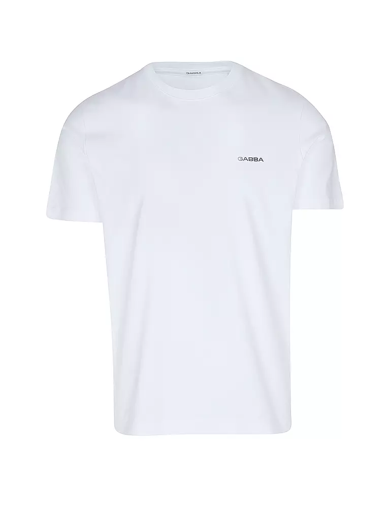 GABBA T-Shirt DUNE LOGO weiss