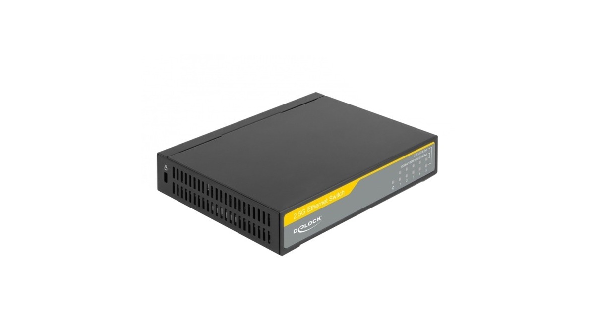 DeLOCK2,5 Gigabit Ethernet Switch 5 Port