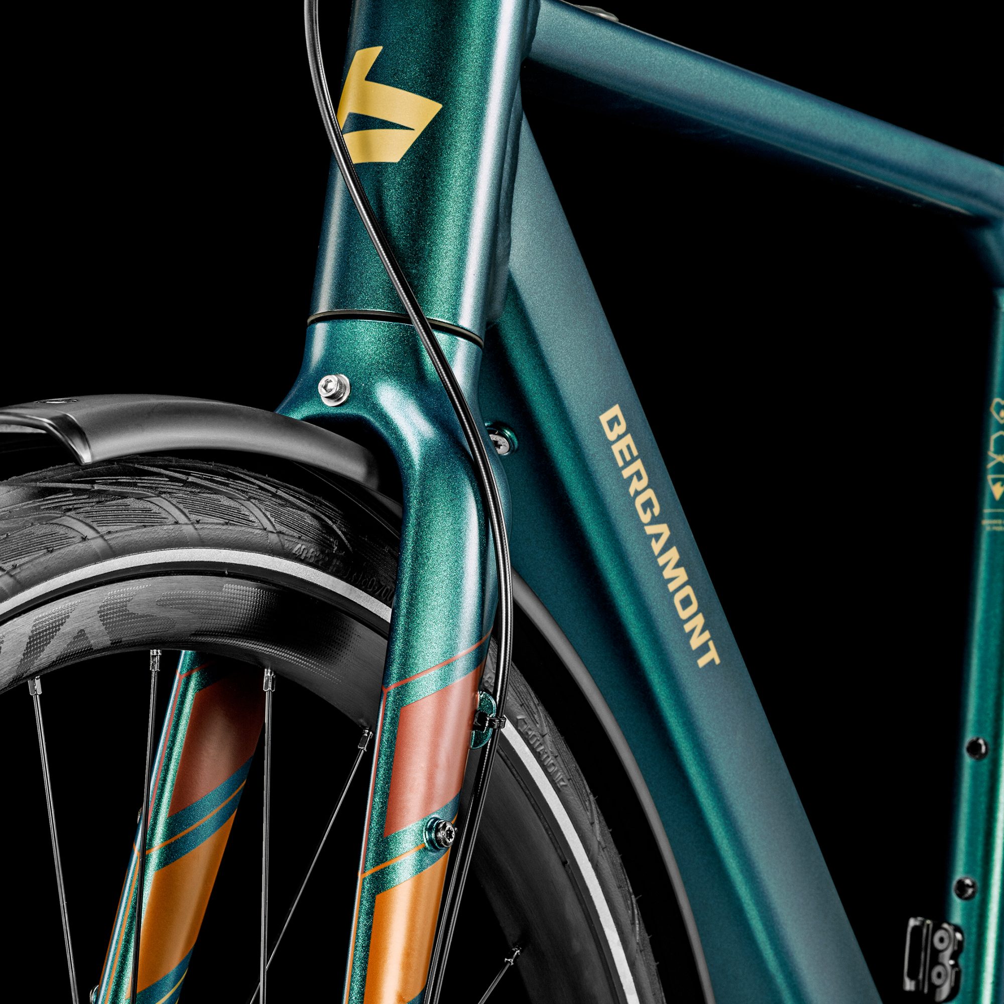 Bergamont E-Sweep Tour Urban E-Bike matt dark green