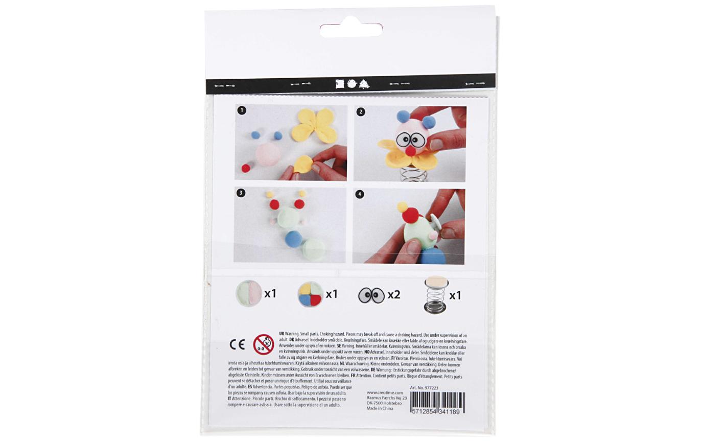 Modellier-Set Modellieren, Clown, 1 SetPerfekt als kleines Mitbringsel oder zum Füllen von Adventskalender, Schultüten, etc.