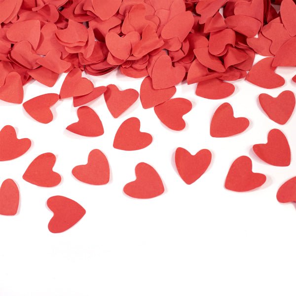 Hartjes Confetti Kanon Rood 60cm
