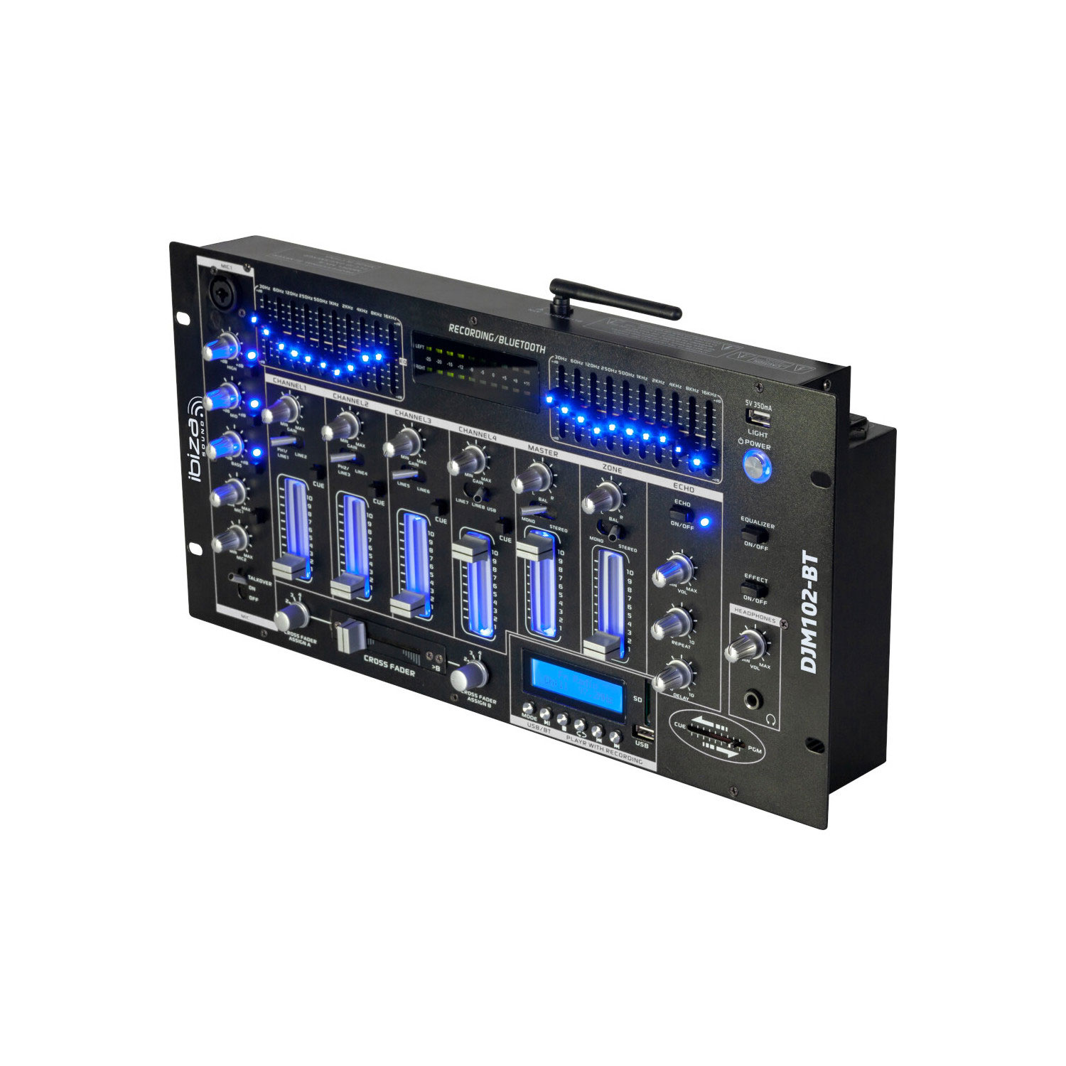 Ibiza Sound Djm102-Bt - 4 voies & plus