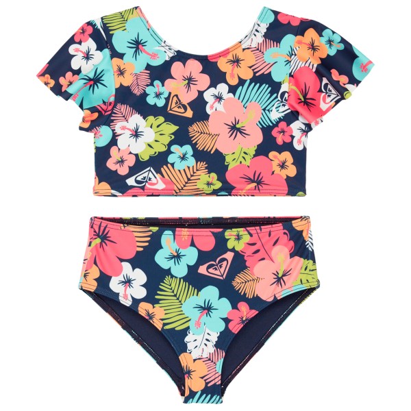 Roxy - Kid's Morning Flower Crop Top Set - Bikini
