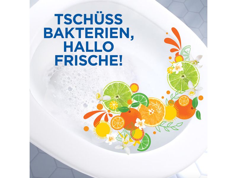 WC-Ente WC-Reiniger Total Aktiv Gel Citrus Splash 3 x 750 m Flüssiger Toilettenreiniger