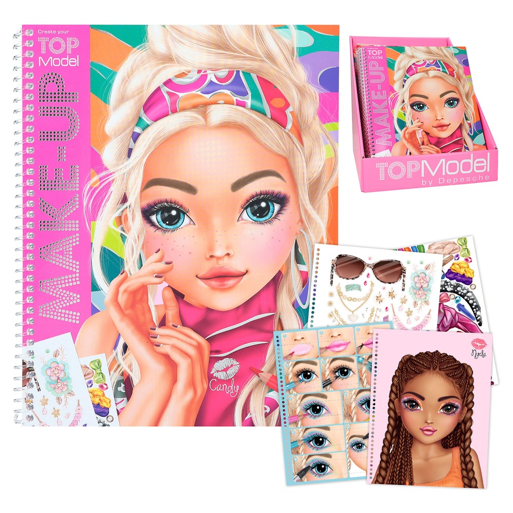TOPModel: Gestalte dein eigenes Make-up-Malbuch