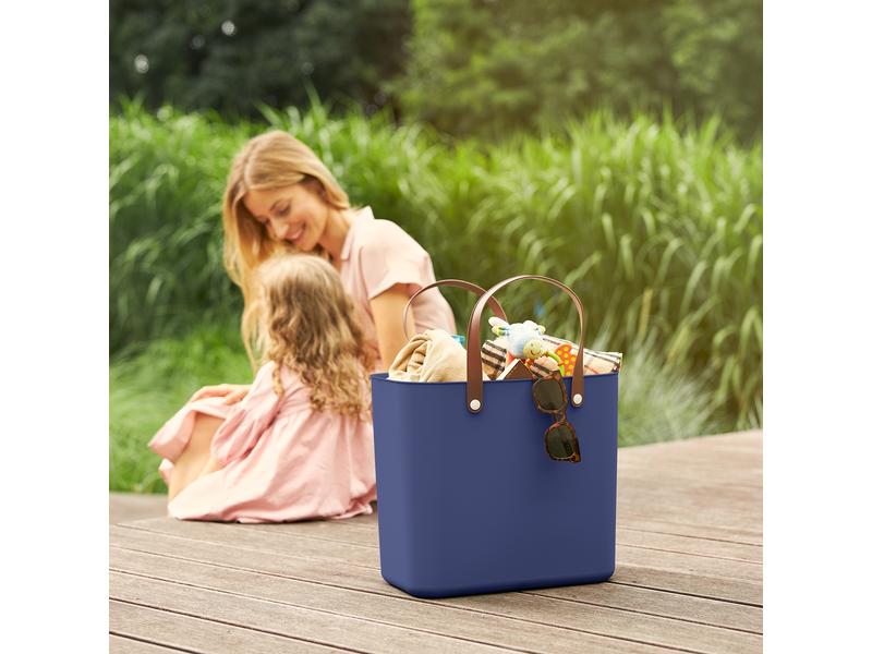 Rotho Tasche Albula Style Iris dunkelblau Stylische Einkaufstasche