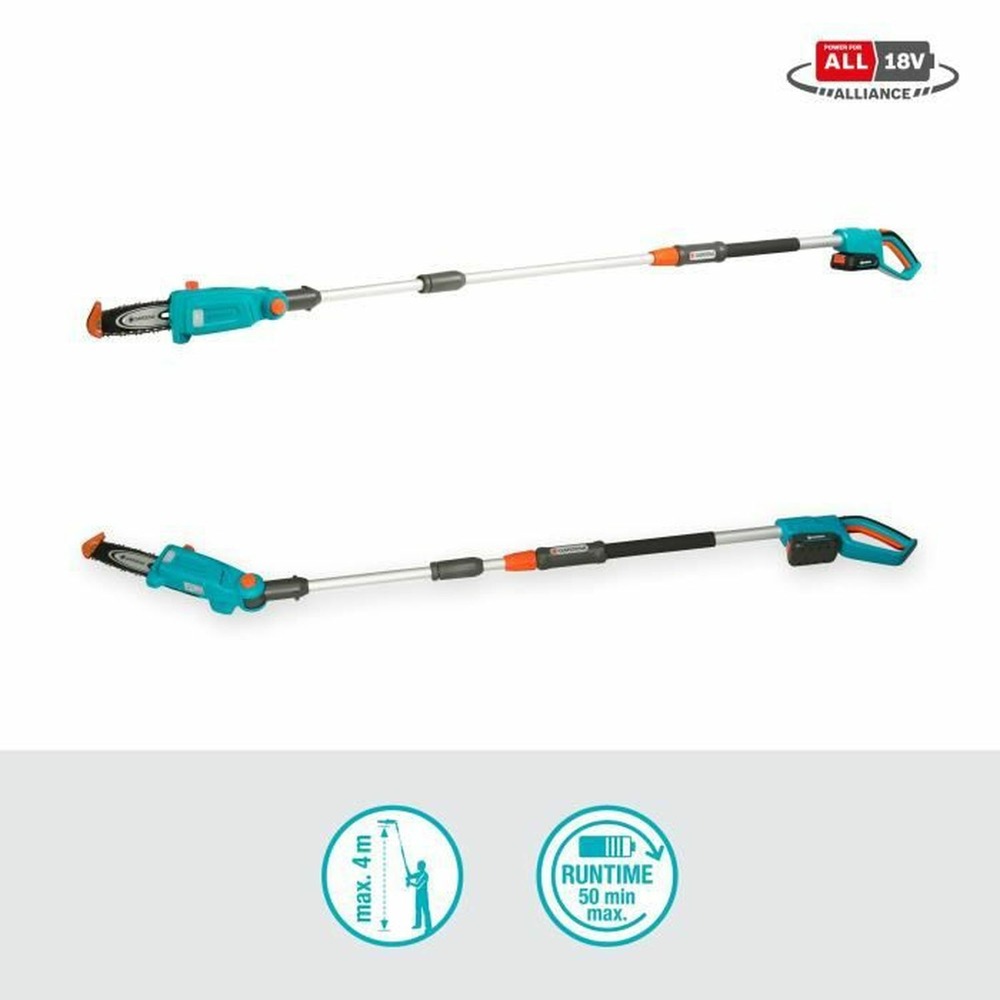 Elagueuse sur perche à batterie - tcs 20/18v p4a - 18v - 42 cm avec batterie 2,5 ah + chargeur