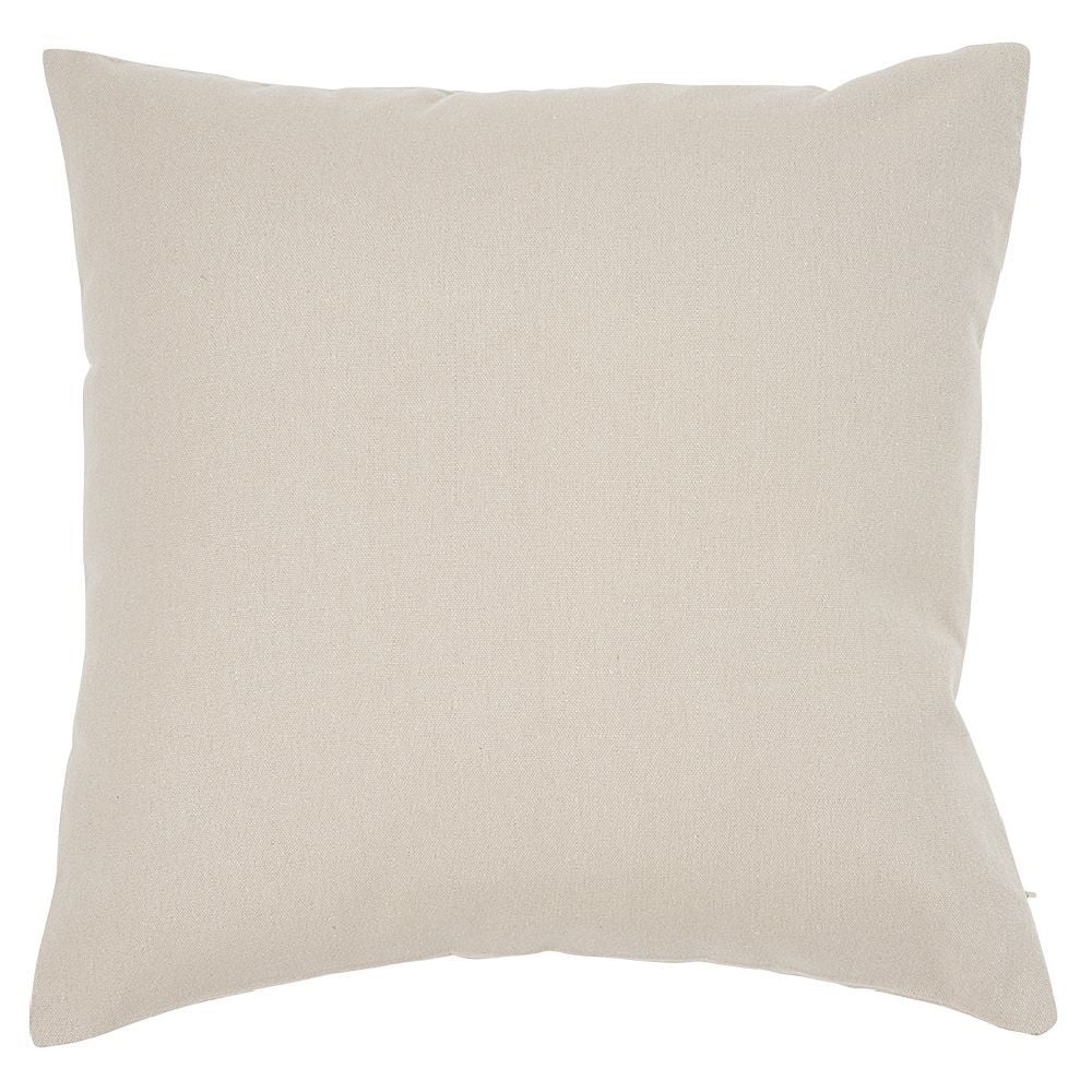 Housse de coussin carré taupe uni