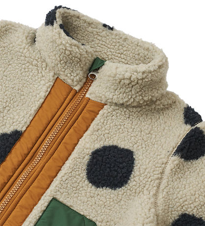 Liewood Fleecejacke - Noam - Spot Dots/Mist