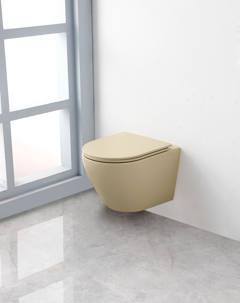 Grohe Rapid toiletset met Saniclear Itsie licht ivoor toiletpot randloos met softclose zitting
