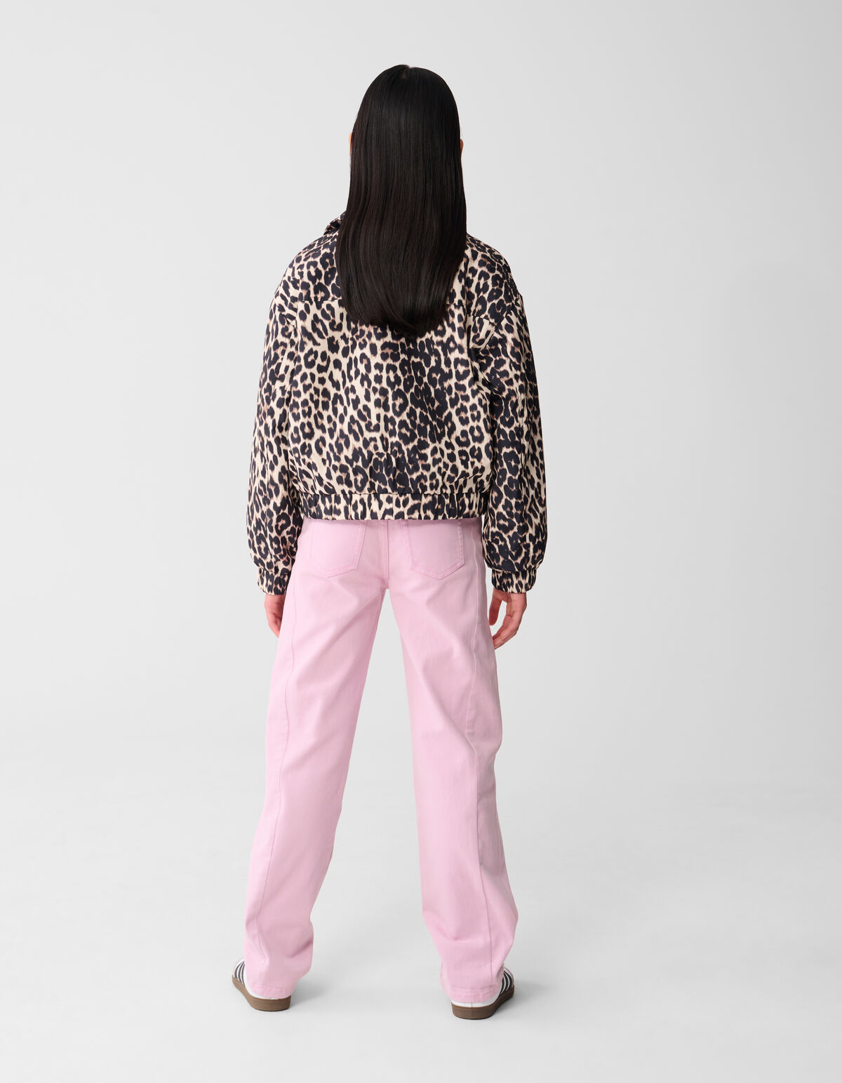 Barrel Fit Broek Lichtroze