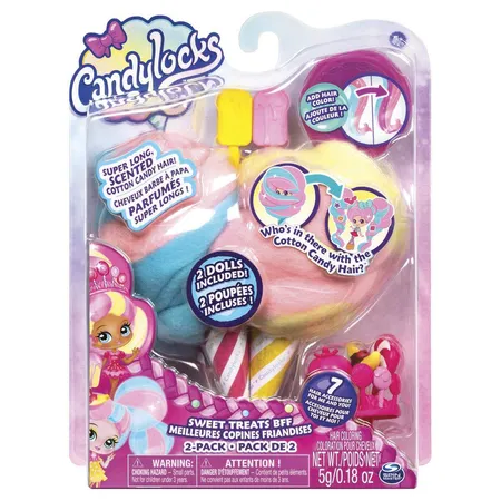 Spin Master Candylocks Puppen 7,5cm Überraschungs 2er-Set, sortiert