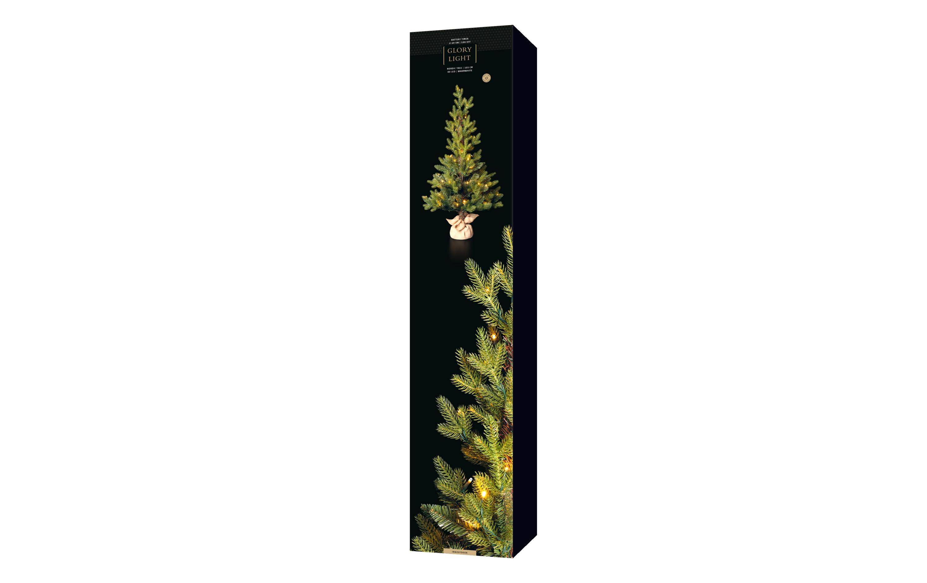 Weihnachtsbaum Nordic Tree 105 cmTannenbaum mit integrierter Beleuchtung