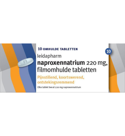 Leidapharm Naproxen Natrium 220Mg (10 stuks)